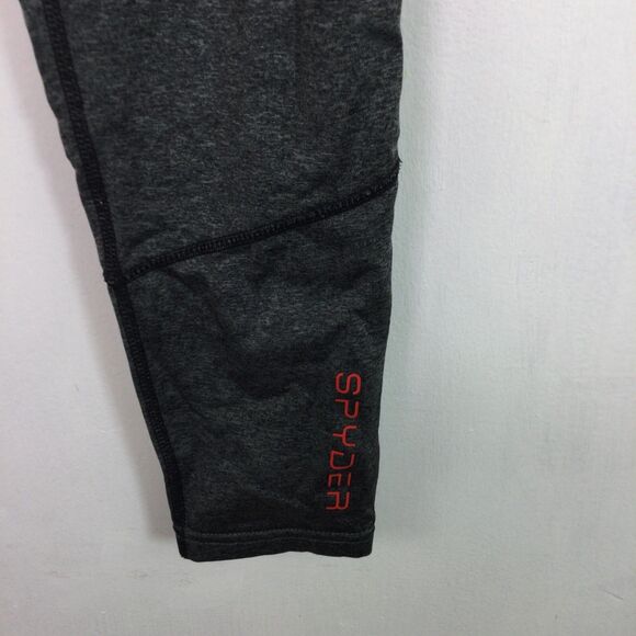 Spyder Mens Active ProWeb Stretch Baselayer Tights Pants Gray & Black Size Small - Picture 7 of 15